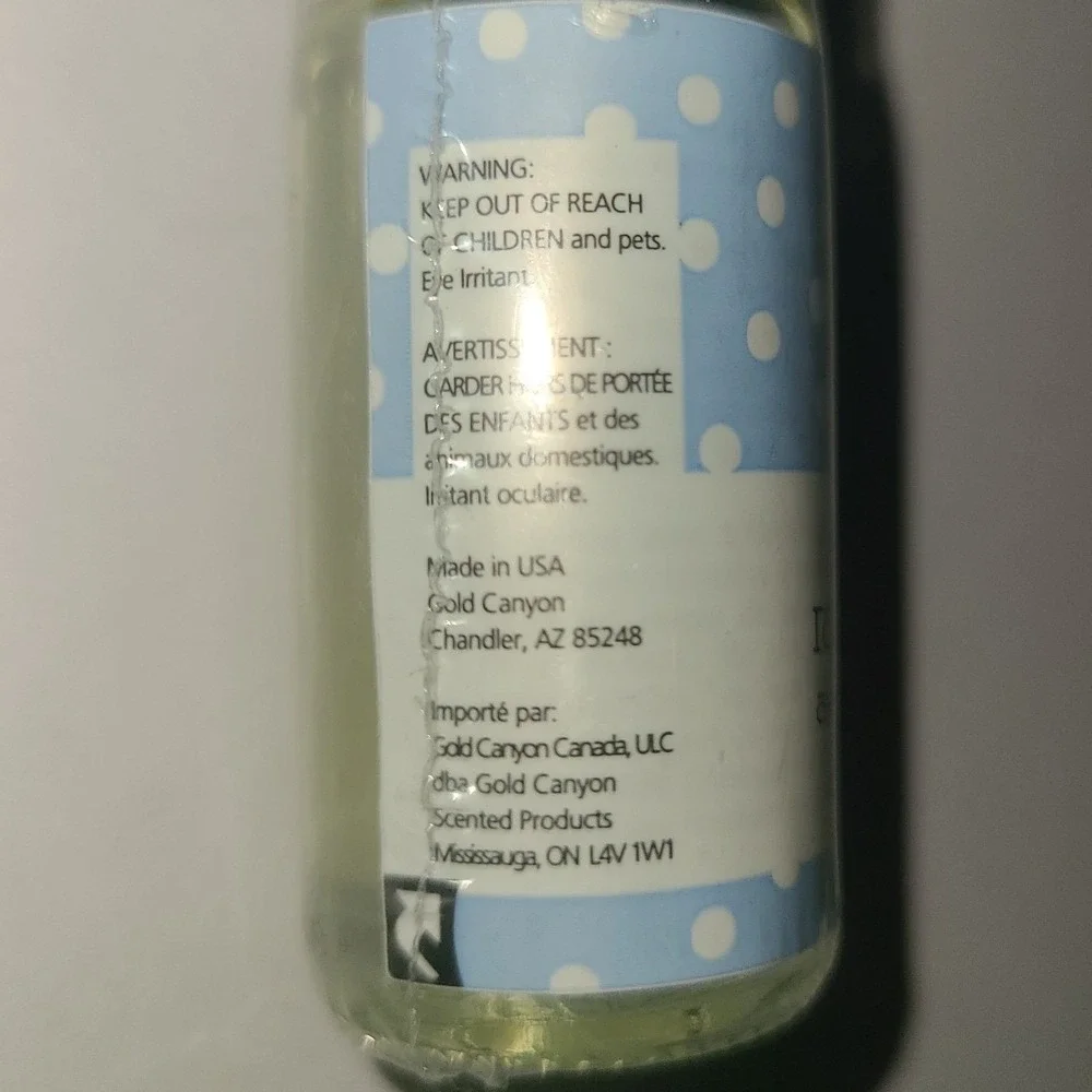 Gold Canyon Rainshower Home Fragrance Oil 0.3 fl oz 9 ml Scented Oil New Sealed